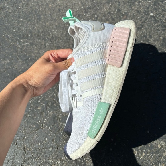 White Adidas NMDs - Picture 5 of 8